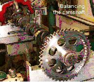Balancing the camshaft