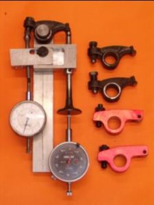Simple tool for measuring the rocker arm ratio